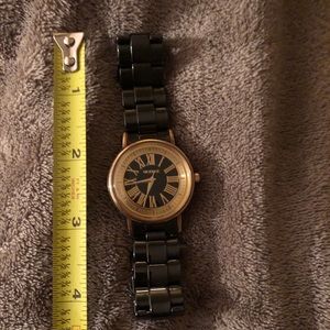 Beautiful 14 kt gold face Vicence ceramic watch